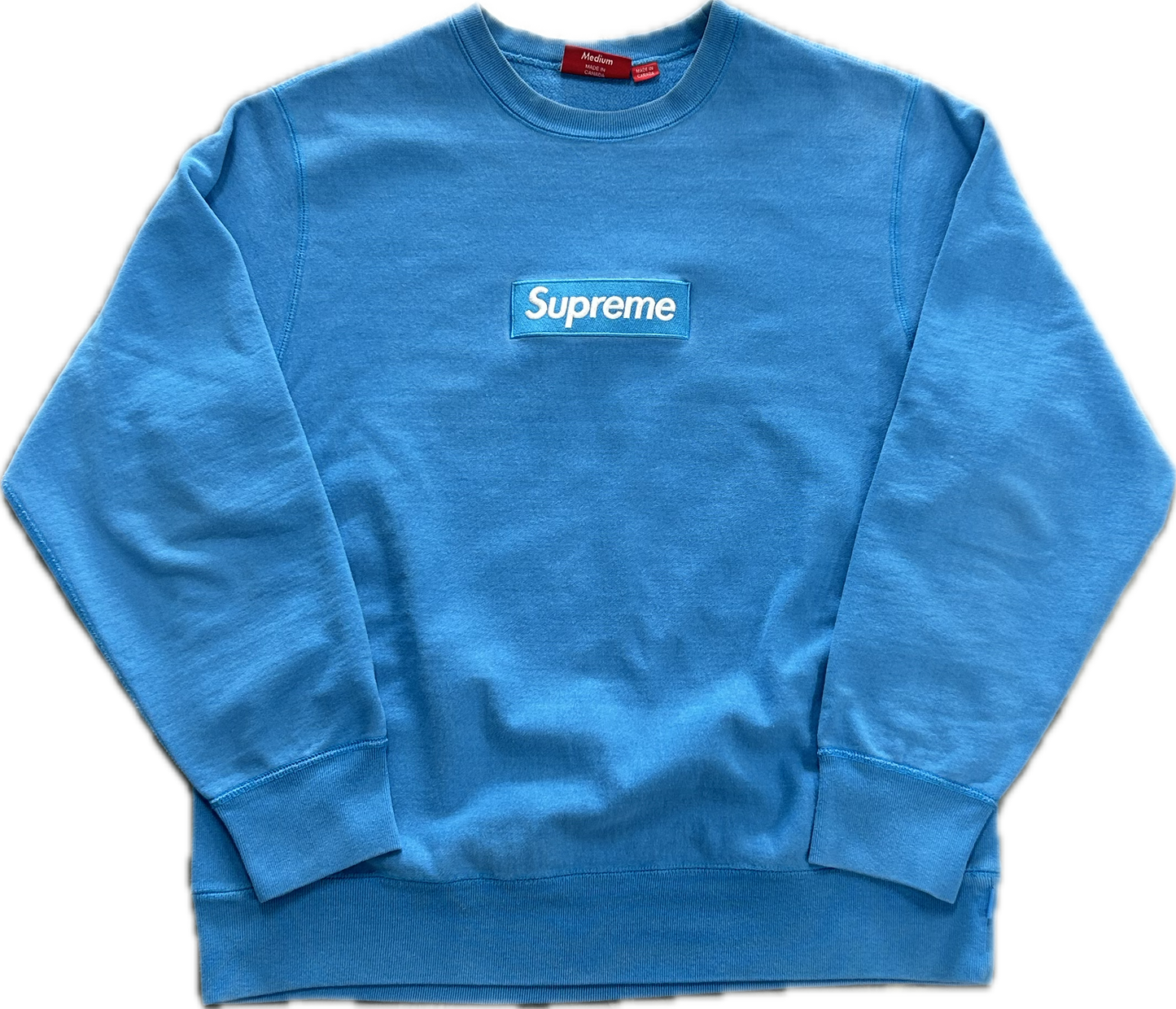 Supreme Box Logo Crewneck Bright Royal (FW18)