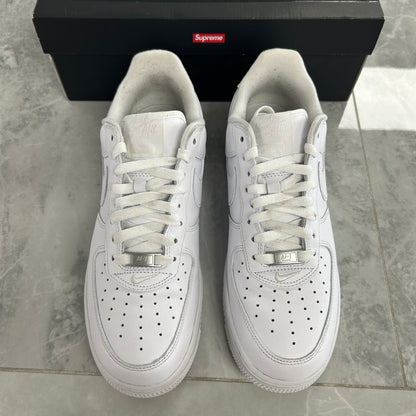 Nike Air Force 1 Low Supreme White (USED)