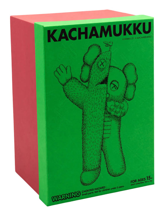 KAWS KACHAMUKKU Vinyl Figure Green/Red