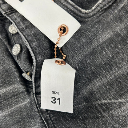 Purple Brand P002 Grey Wash Knee Rip