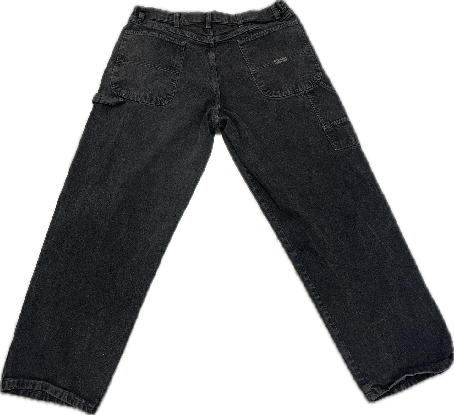 Wrangler Black Wash Denim Carpenter Pants