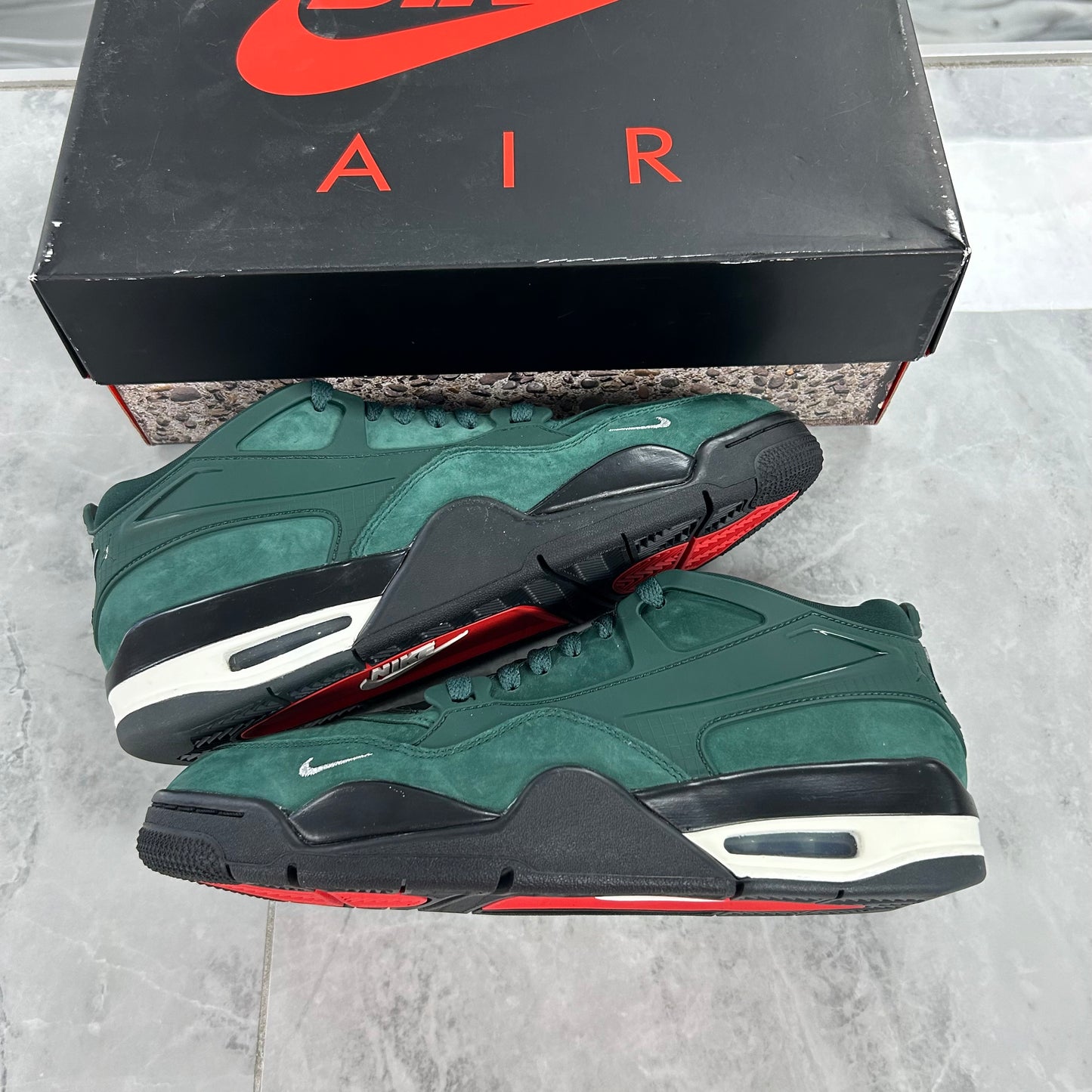 Jordan 4 RM SP Nigel Sylvester Grandma's Driveway Fence Green(USED)