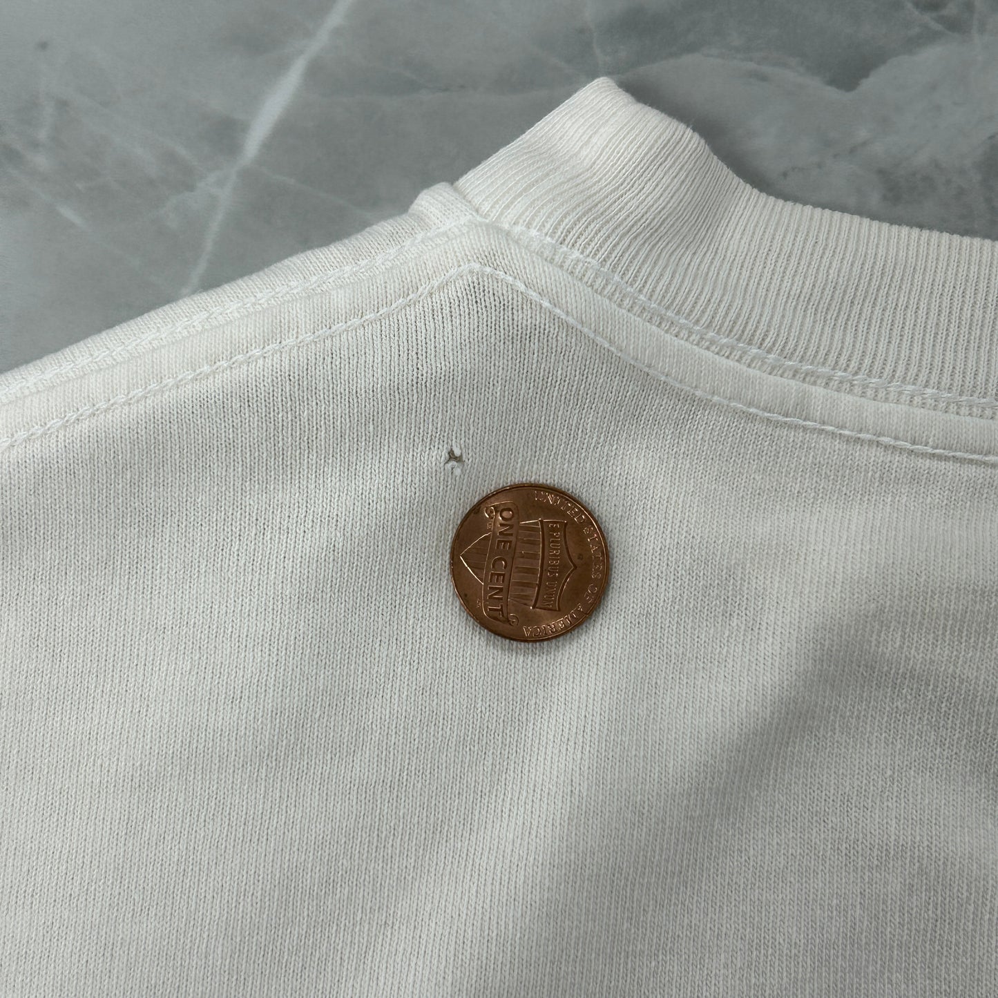 BAPE x Saint MXXXXXX Skull Tee White