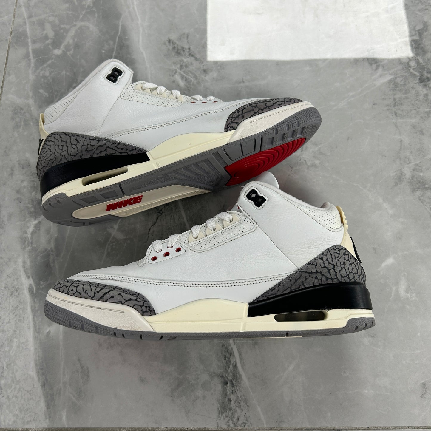 Air Jordan 3 Retro White Cement Reimagined (USED NO BOX)