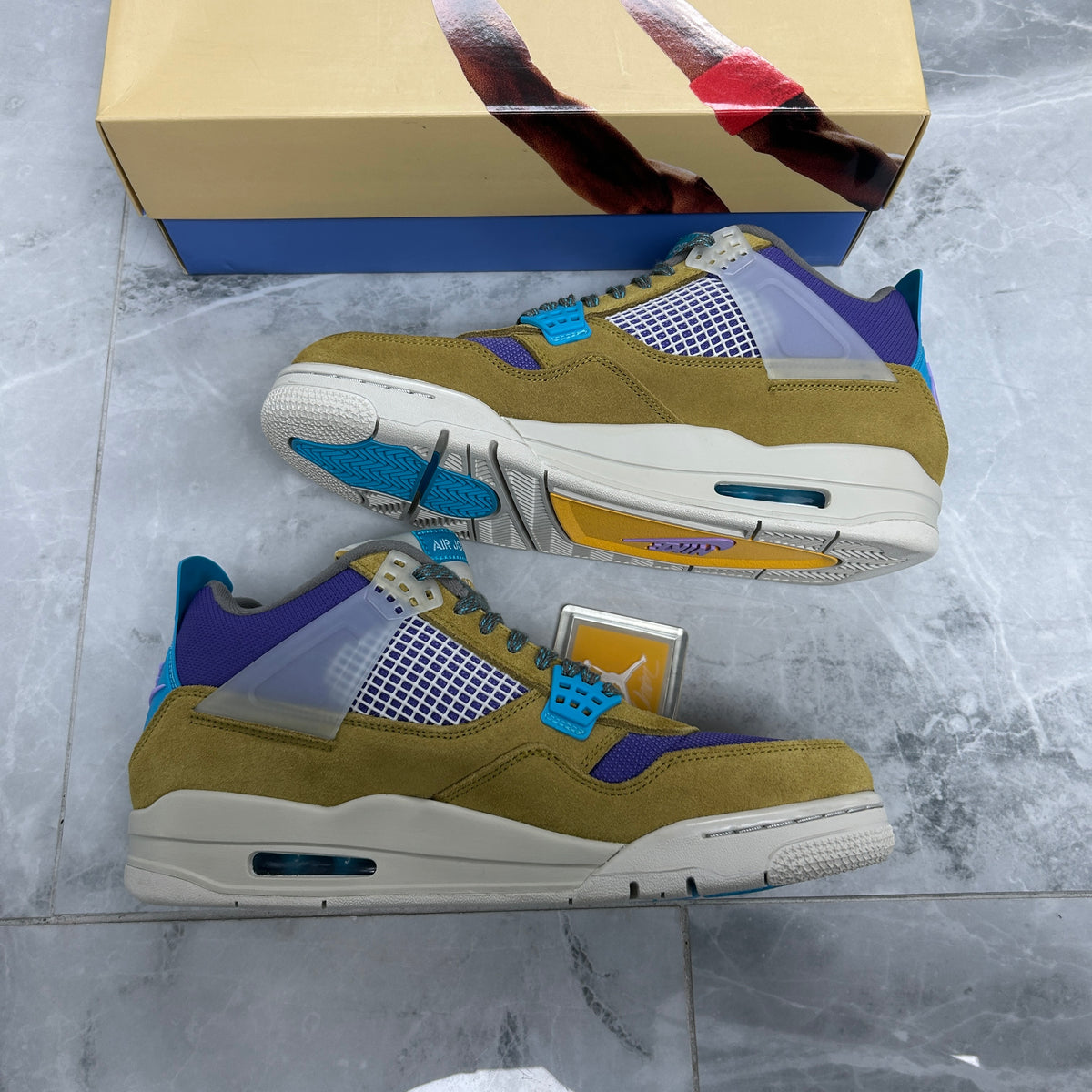 Jordan 4 Retro SP 30th Anniversary Union Desert Moss (USED)