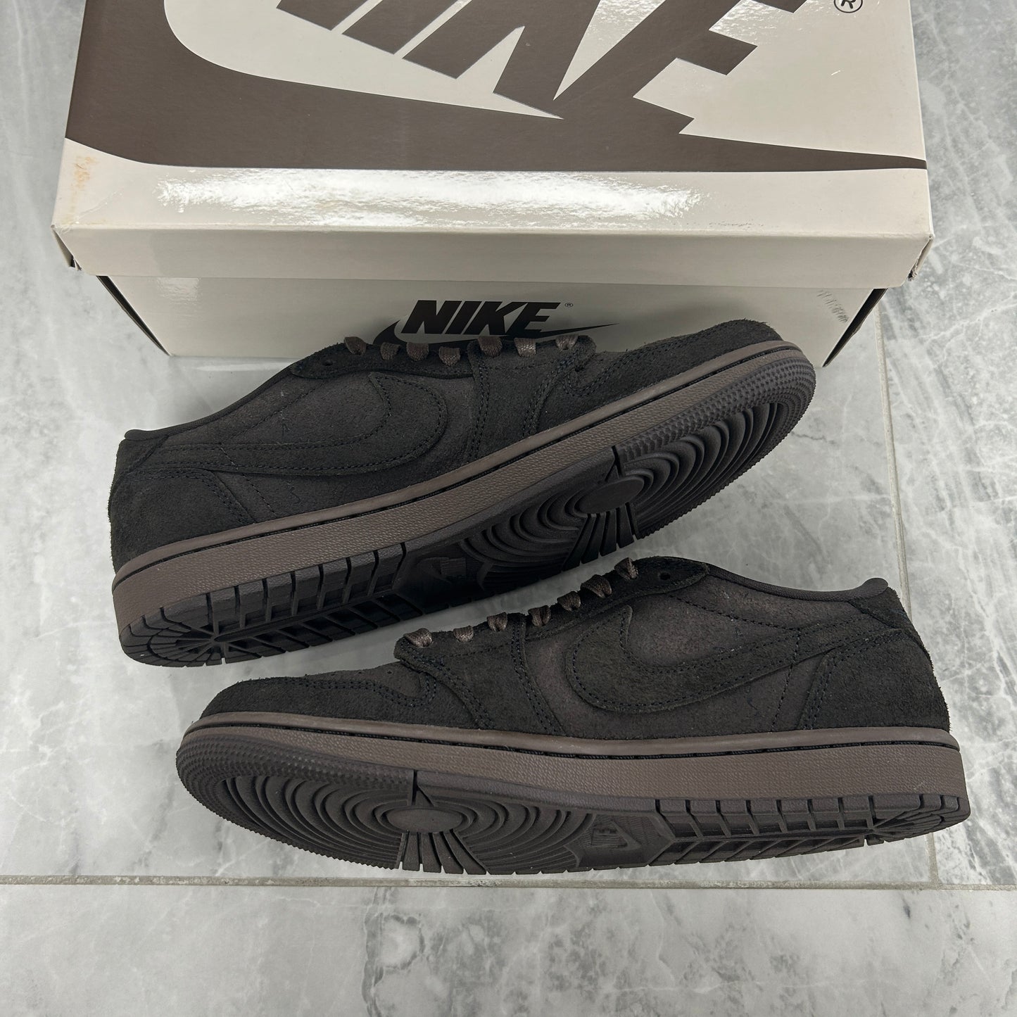 Jordan 1 Low Retro Travis Scott Brown Velvet (USED)