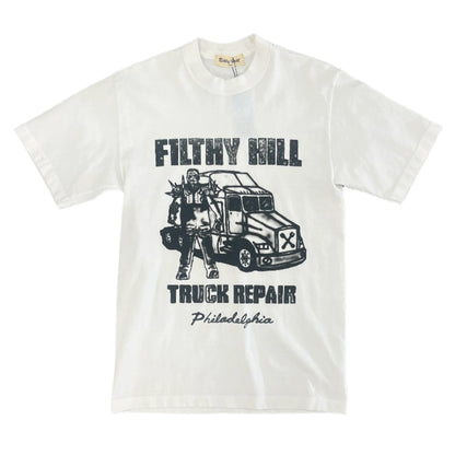 Billy Hill Truck Repair Tee White