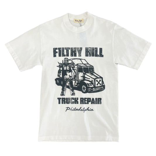 Billy Hill Truck Repair Tee White