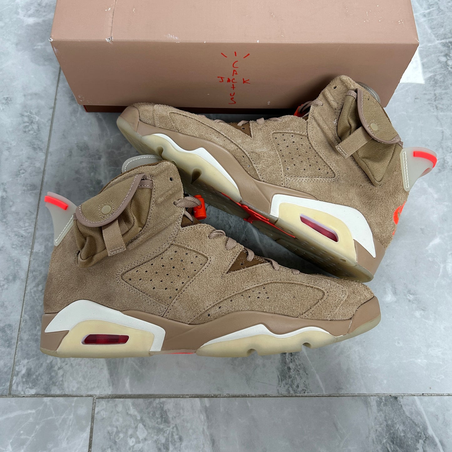 Jordan 6 Retro Travis Scott British Khaki (Used)