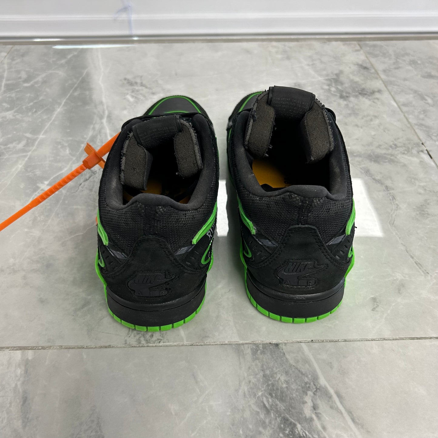 Nike Air Rubber Dunk Off-White Green Strike (Used)(No Box)