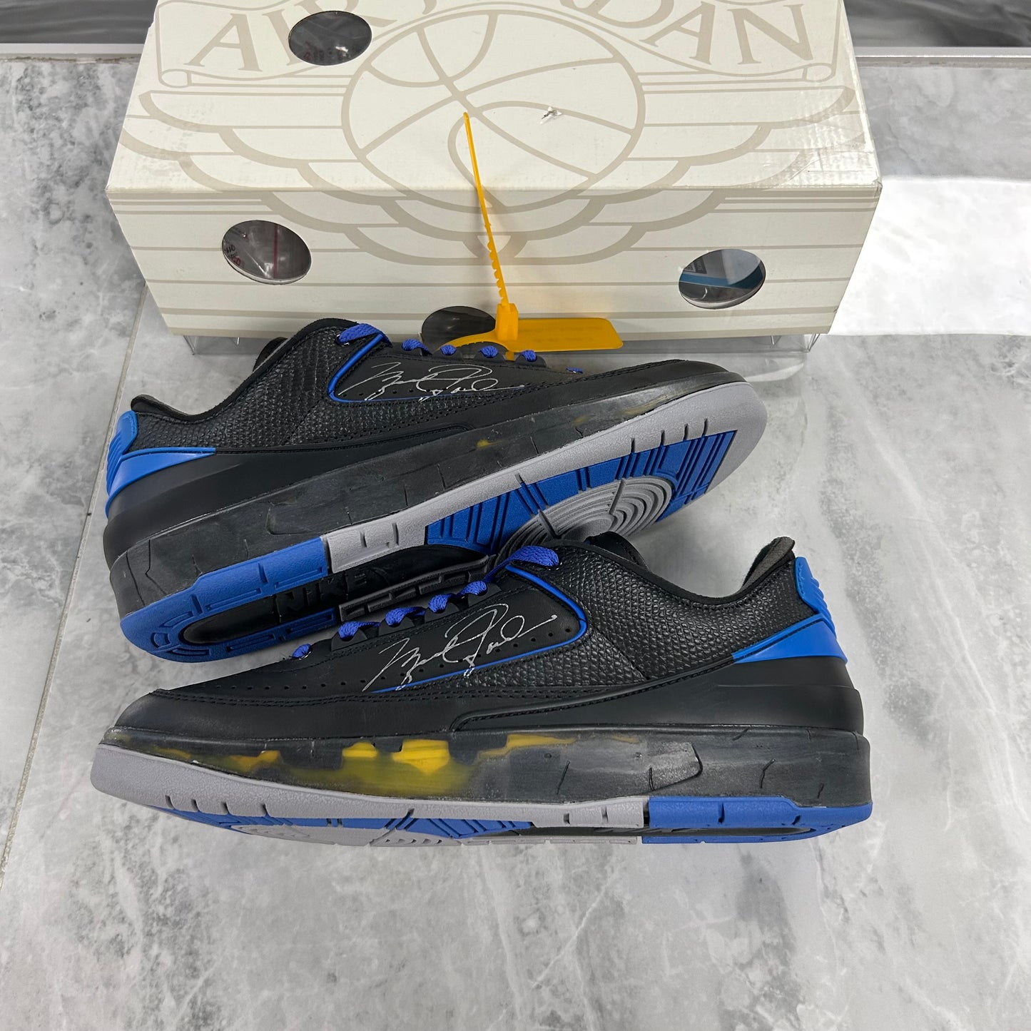 Jordan 2 Retro Low SP Off-White Black Blue (USED)