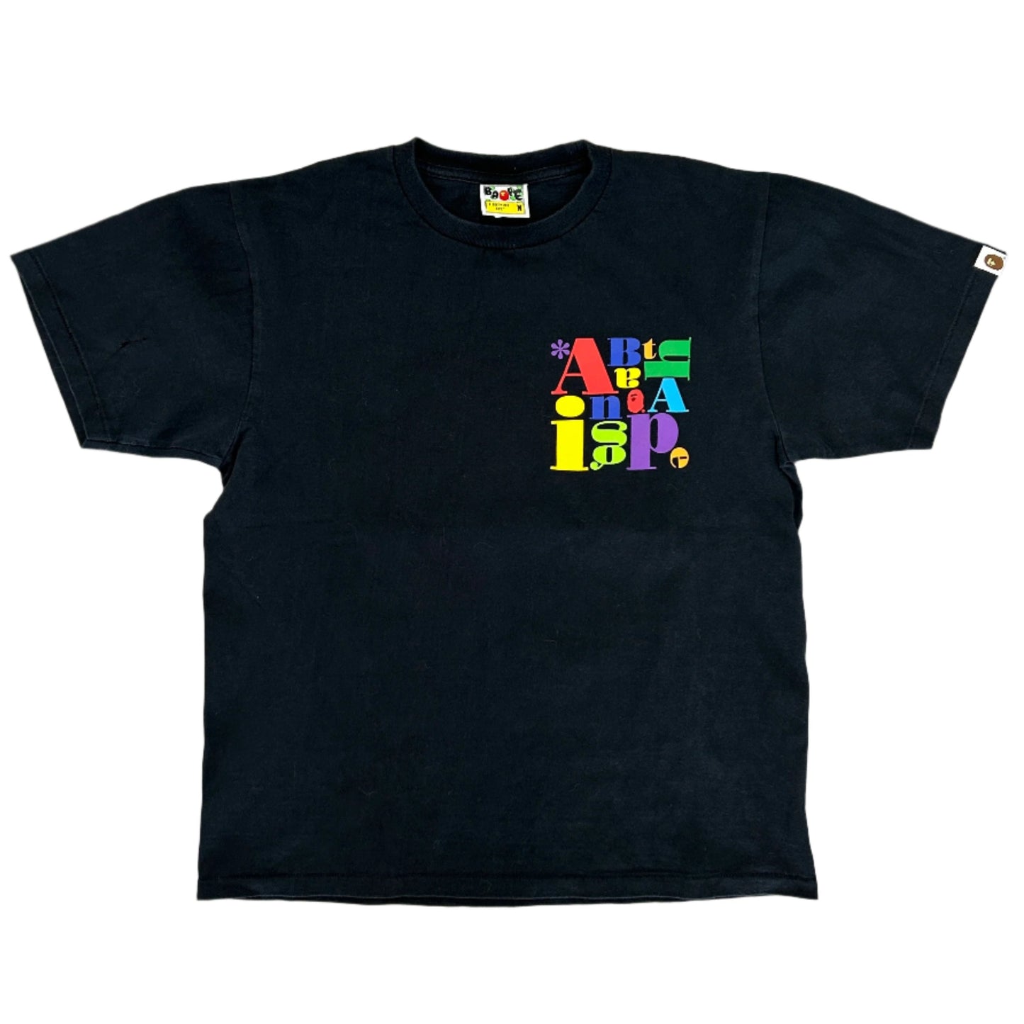 A Bathing Ape Bape Jumbled Logo Tee