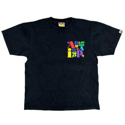 A Bathing Ape Bape Jumbled Logo Tee