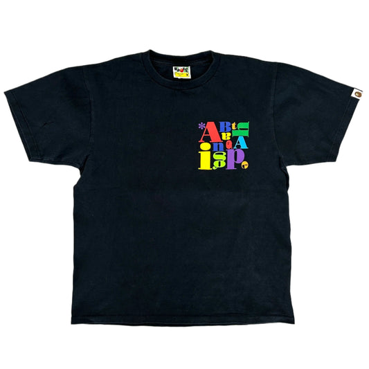 A Bathing Ape Bape Jumbled Logo Tee