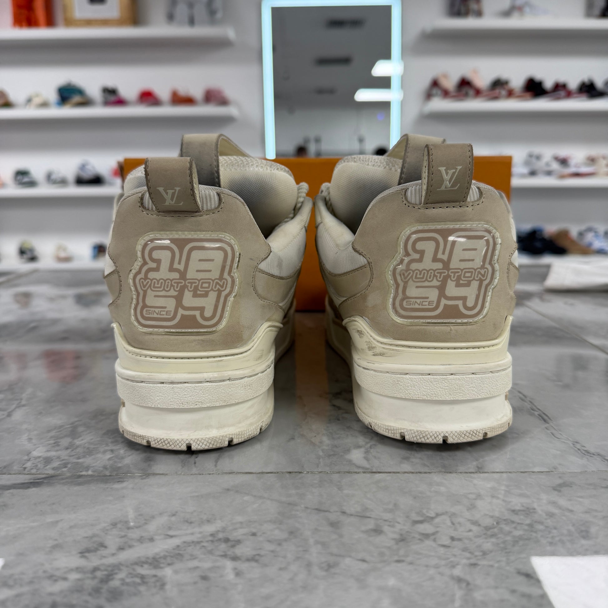 Louis Vuitton LV Skate Sneaker Beige White - view 5