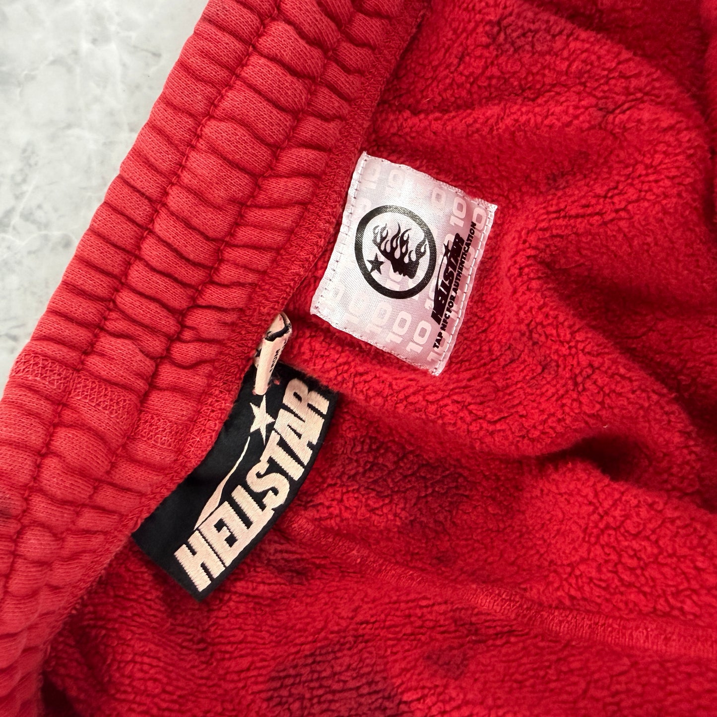 Hellstar Sports Tie-Dye Sweatpants Red