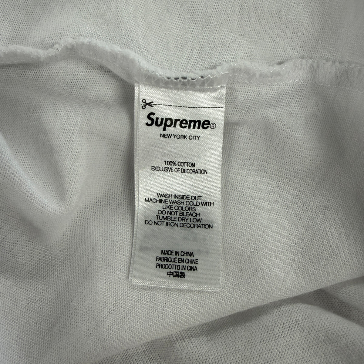 Supreme AOI Jester Tee White