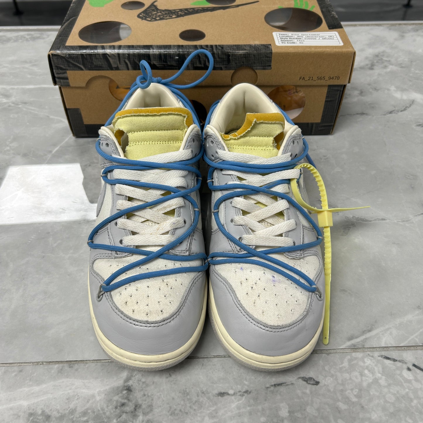 Nike Dunk Low Off-White Lot 5 (USED)