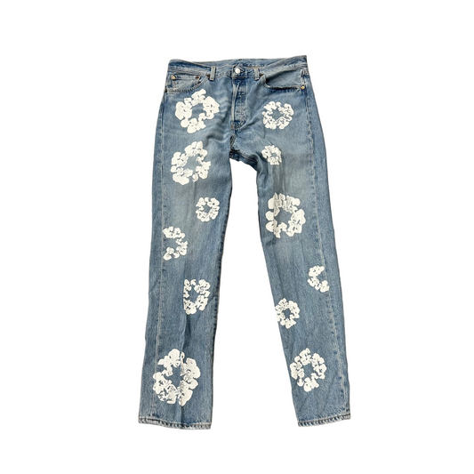 Denim Tears x Levi's Cotton Wreath Jean Light Wash