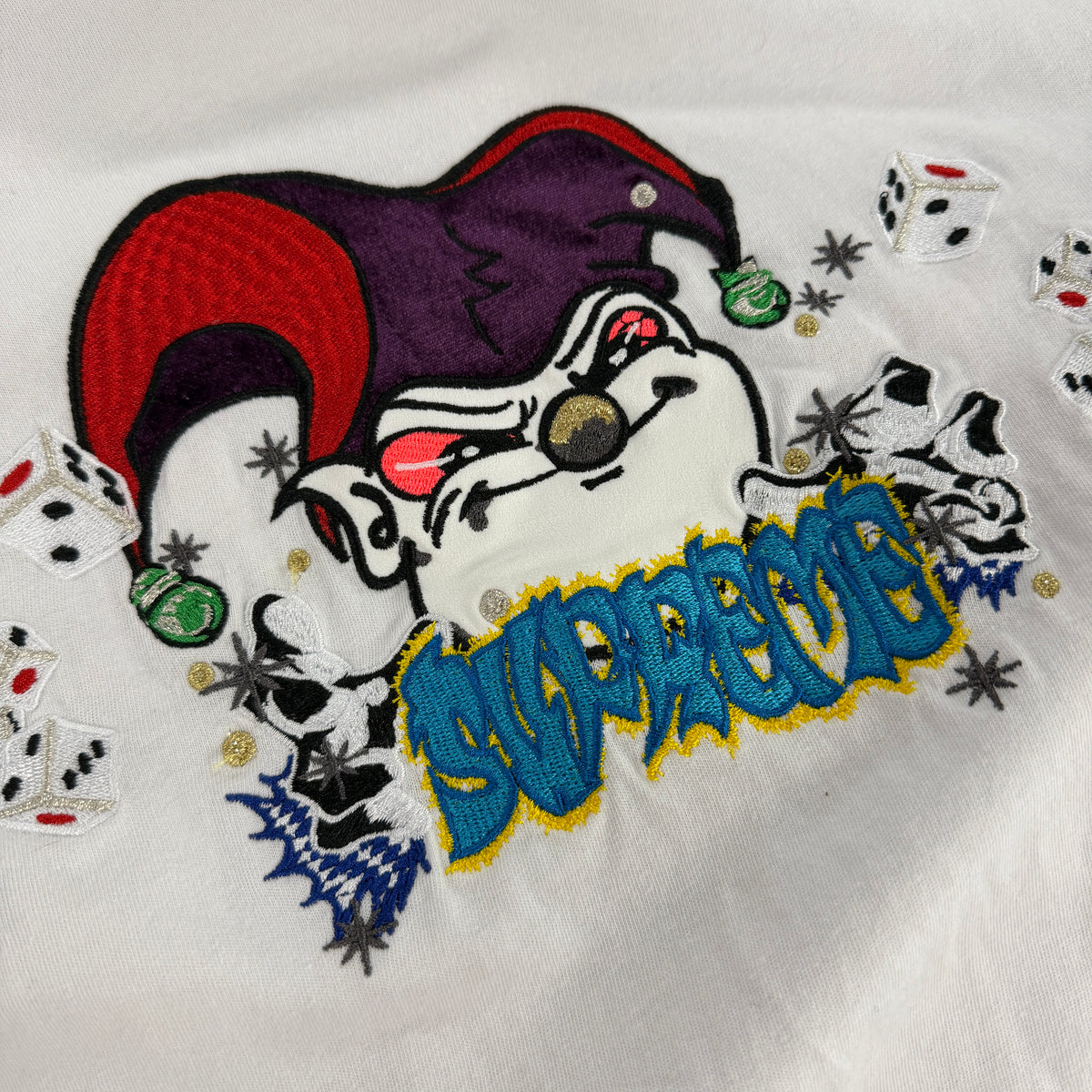 Supreme AOI Jester Tee White