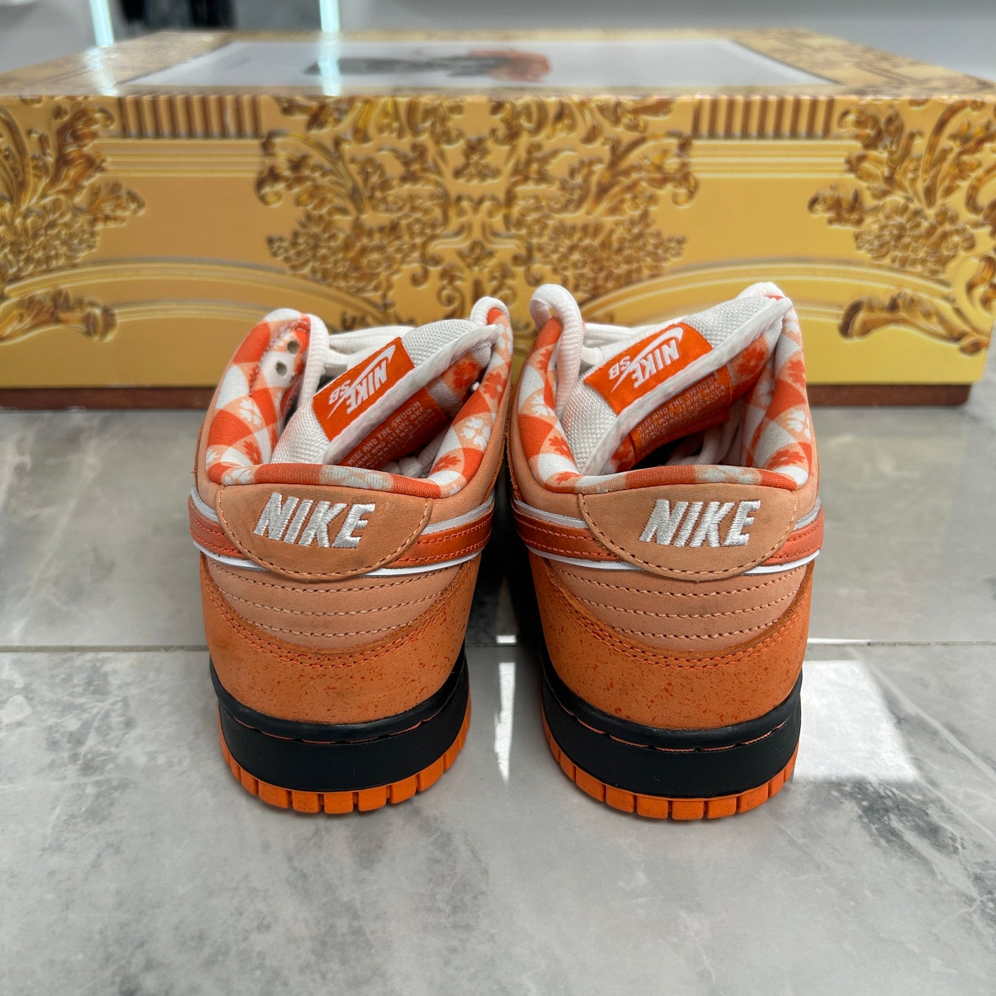 Nike Dunk Low SB Concepts Orange Lobster Special Box (USED)