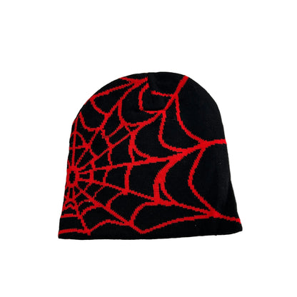 Web Beanie Black/Red