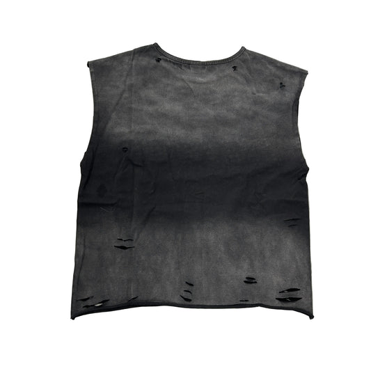 KYRA Black Diamond cut-off tee — view 2