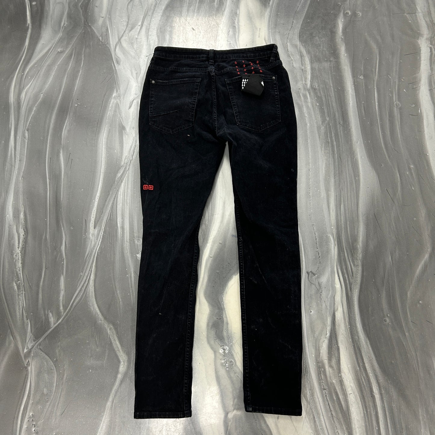 Ksubi Van Winkle Laid Back Sting Black Jeans