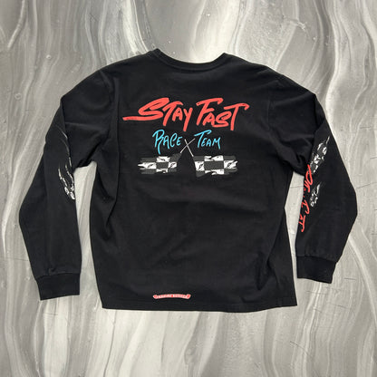 Chrome Hearts Matty Boy Stay Fast L/S T-shirt Black