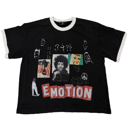 Mixed Emotion Static Tee Black