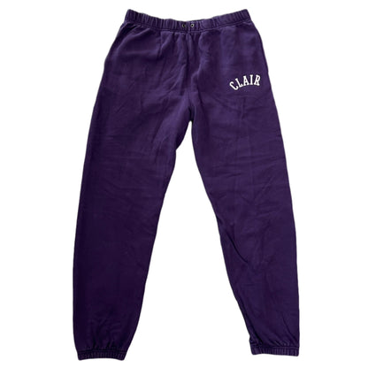 Sinclair Clair Logo Purple Sweatpants