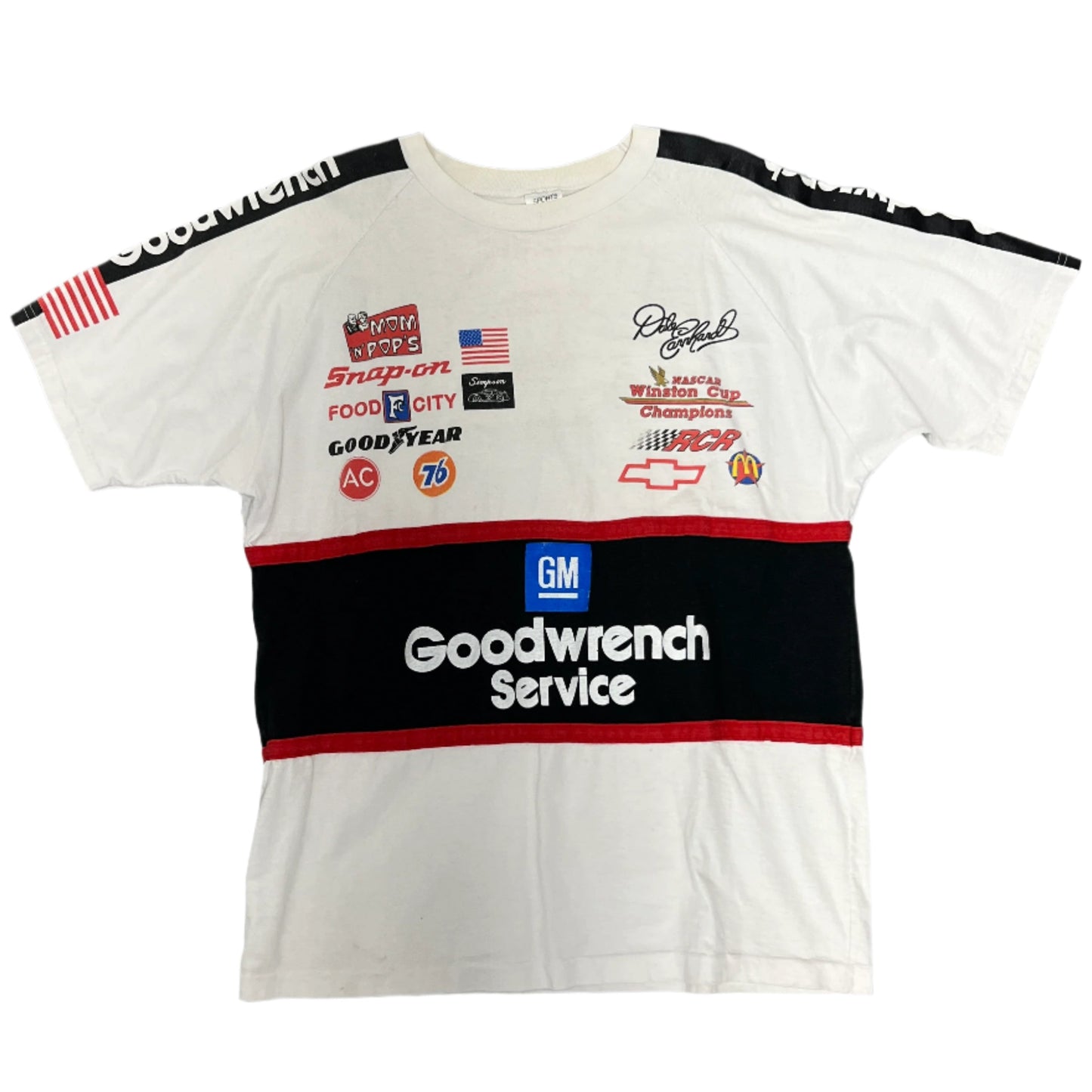 Dale Earnhardt All Over Logo Tee