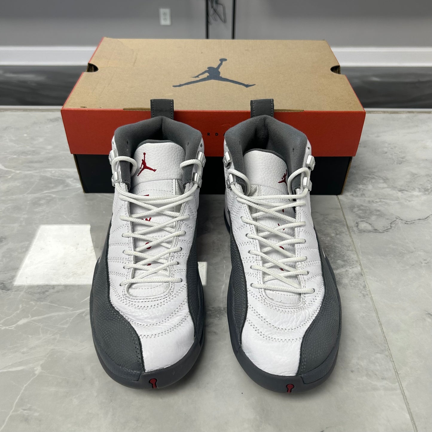 Jordan 12 Retro White Dark Grey (USED)