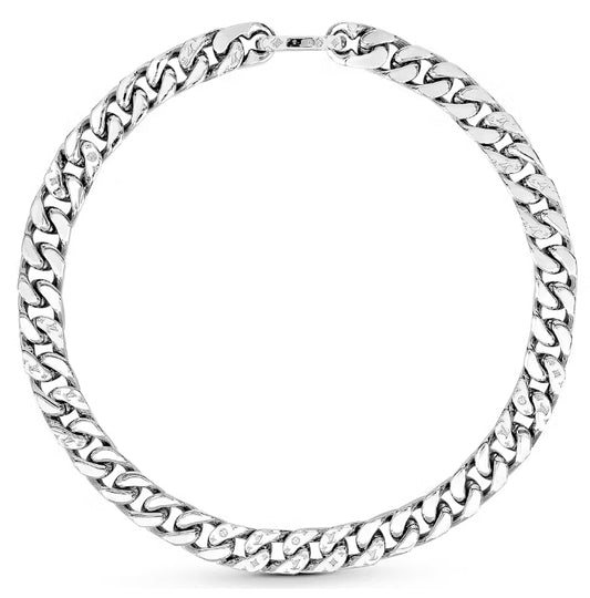 Louis Vuitton Necklace Chain Links Silver