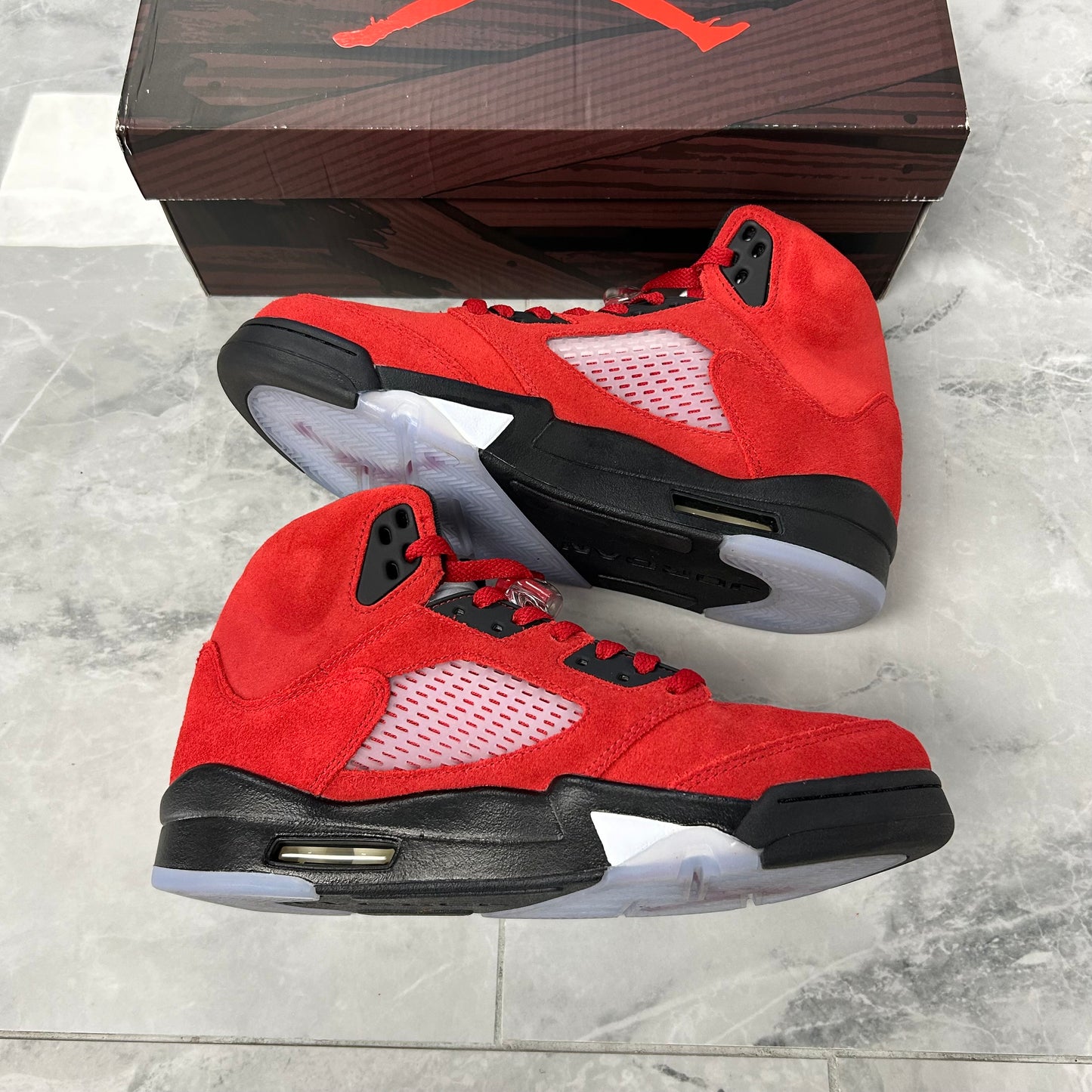 Jordan 5 Retro Raging Bull Red (2021)(USED)