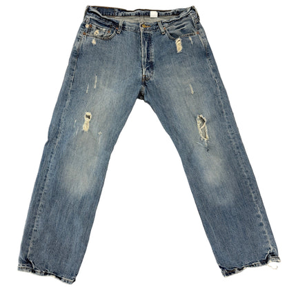 Vintage Levi 501 Distressed Denim Jeans
