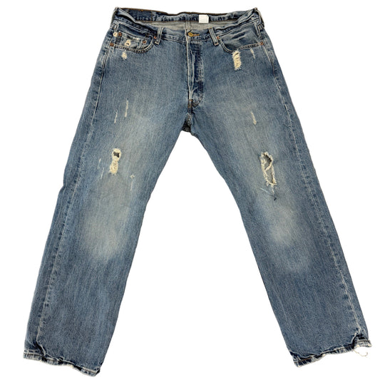 Vintage Levi 501 Distressed Denim Jeans