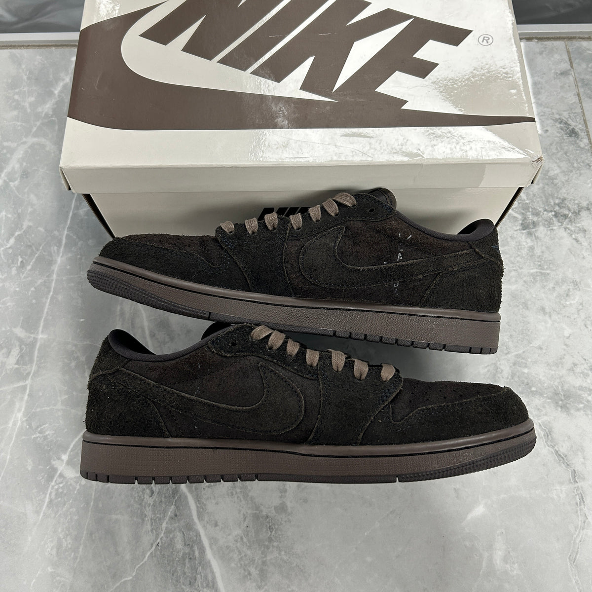 Jordan 1 Retro Low OG SP Travis Scott Velvet Brown (USED)