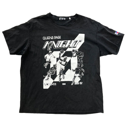 Kith X Russell Queens Knights Vintage Washed Black Tee
