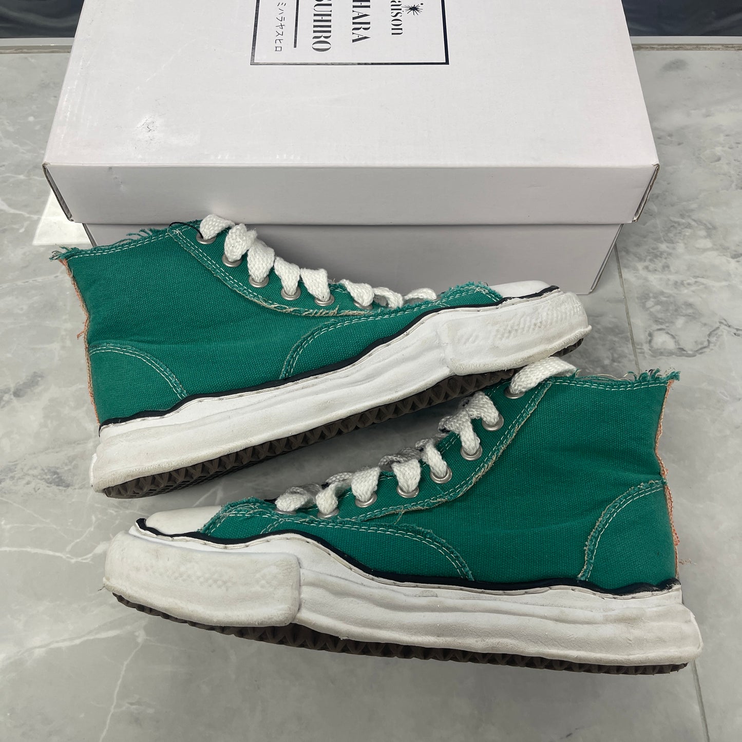 Maison Mihara Yasuhiro Peterson OG Sole Canvas High 'Multi-Color' (Used)