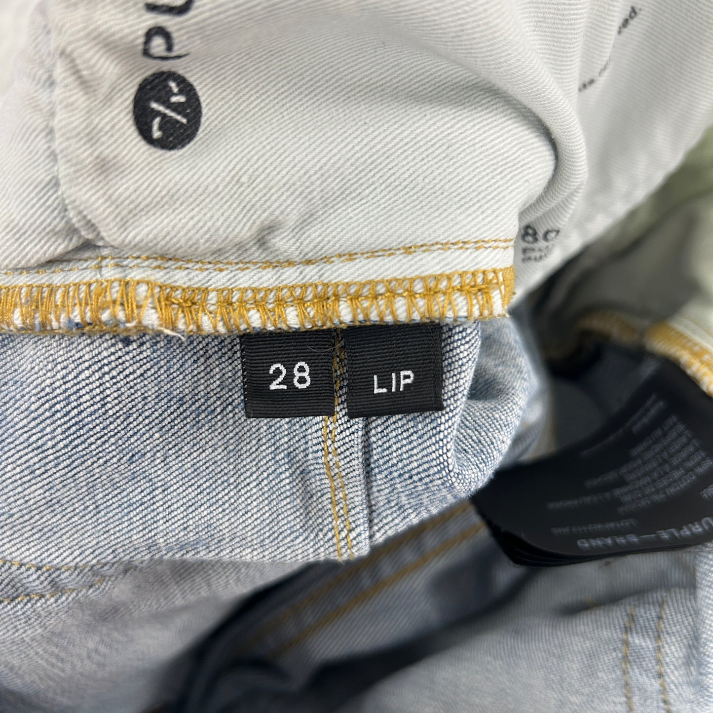 Purple Brand P.001 Light Wash Distressed Denim Jeans