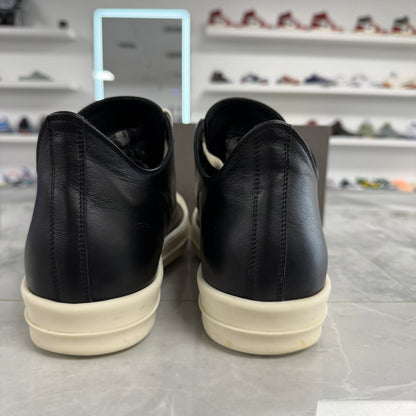 Rick Owens Ramones Low Sneaker Black Milk (USED)