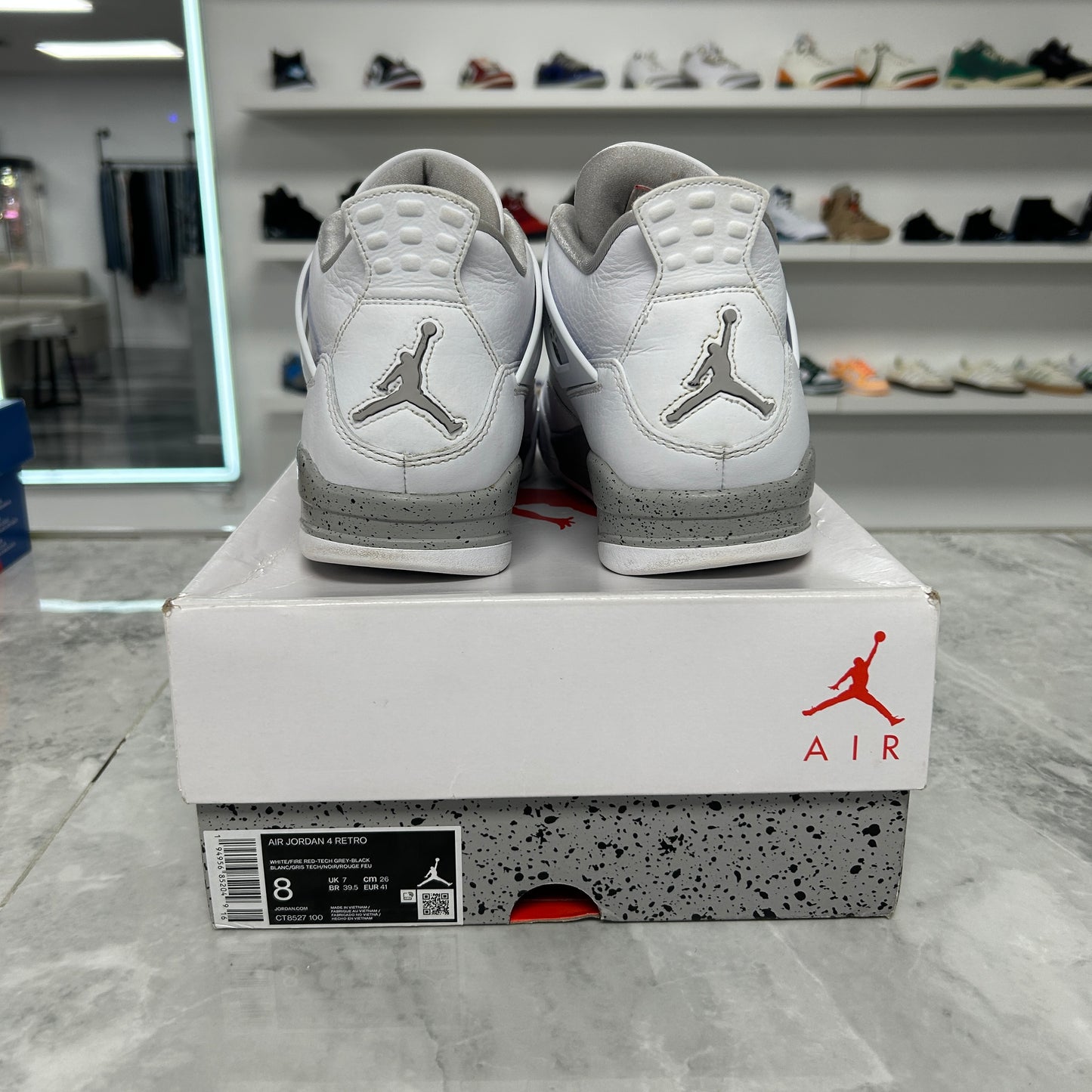 Jordan 4 Retro White Oreo (USED)