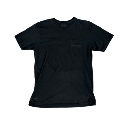 Chrome Hearts Yellow/Red Striped Dagger Tee Black