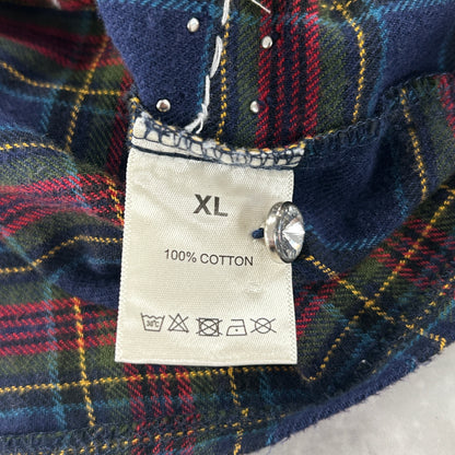 Vale Forever Purple Fever Flannel Blue/Orange