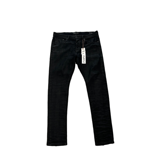 Purple Brand P001 Wax Black Jeans