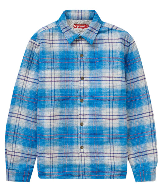 Supreme Lined Flannel Snap Shirt
Blue