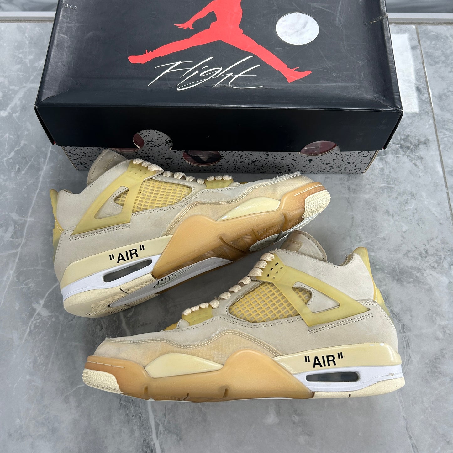 Jordan 4 Retro Off-White Sail (USED)
