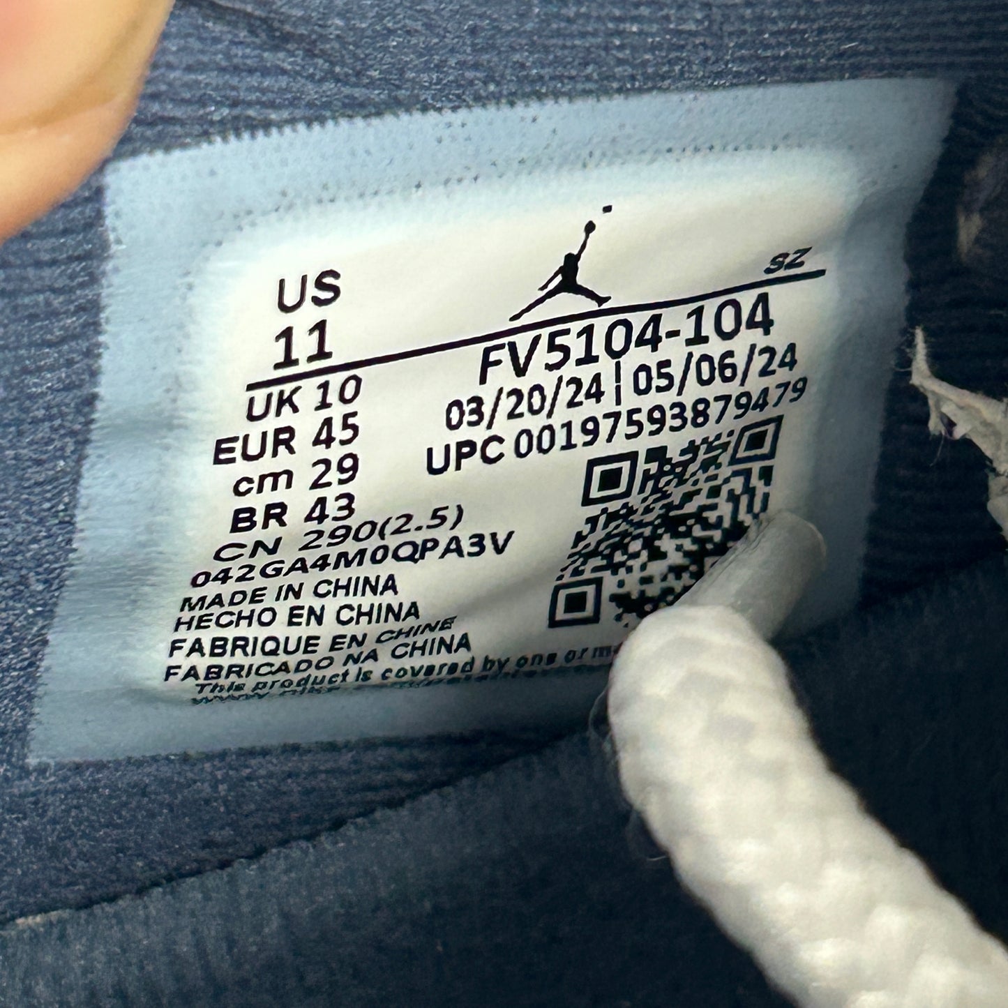 Air Jordan 11 Retro Low Diffused Blue (USED)