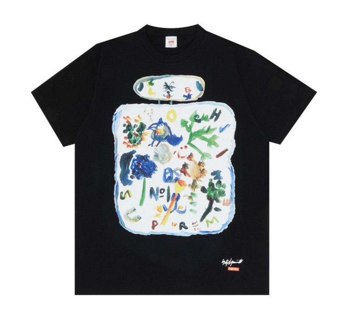 Supreme x Yohji Yamamoto Paint
Tee 'Black'